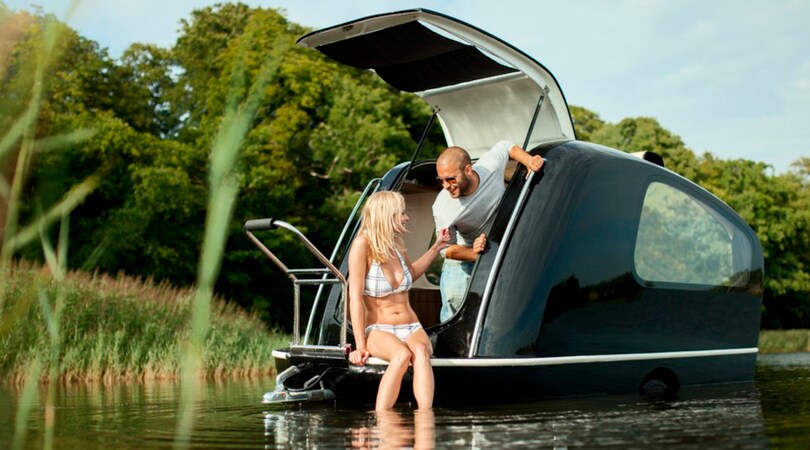 Vacanze al mare: la roulotte che diventa un piccolo yacht