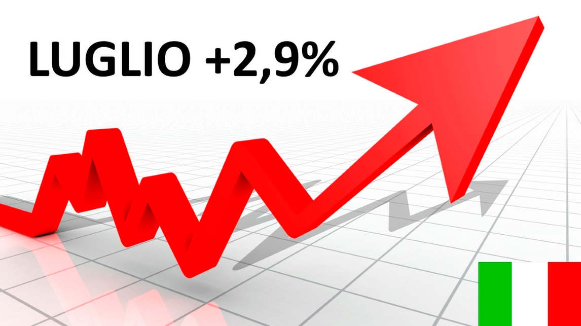 Mercato auto Italia, +2,9% a luglio