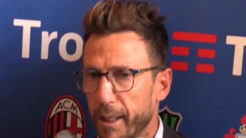Di Francesco: "Speriamo di poter giocare spesso"