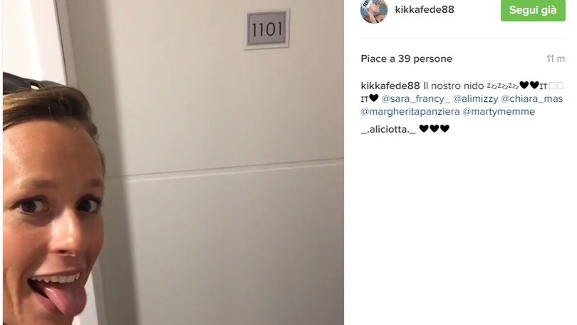 Olimpiadi, Federica Pellegrini mostra il suo appartamento a Rio