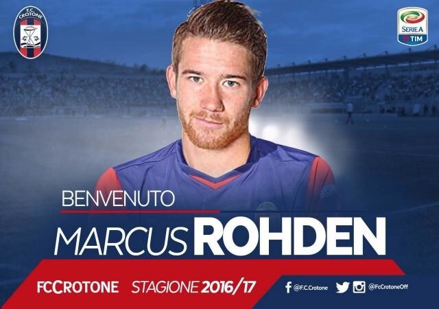 Calciomercato Crotone, Rohdén è un colpo ufficiale