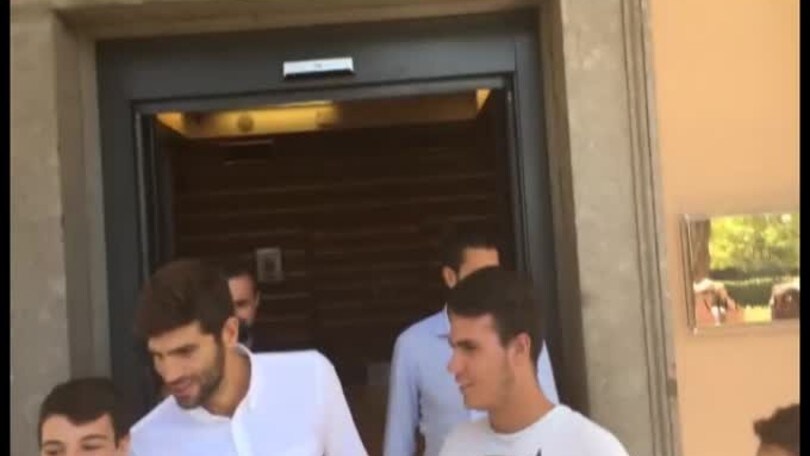 Fazio: "Visite andate bene, forza Roma"