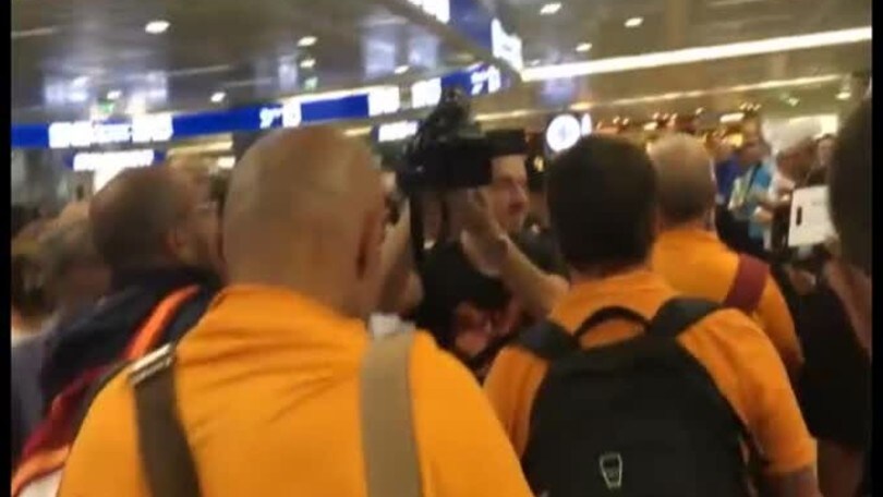 La Roma torna in Italia, Spalletti non parla
