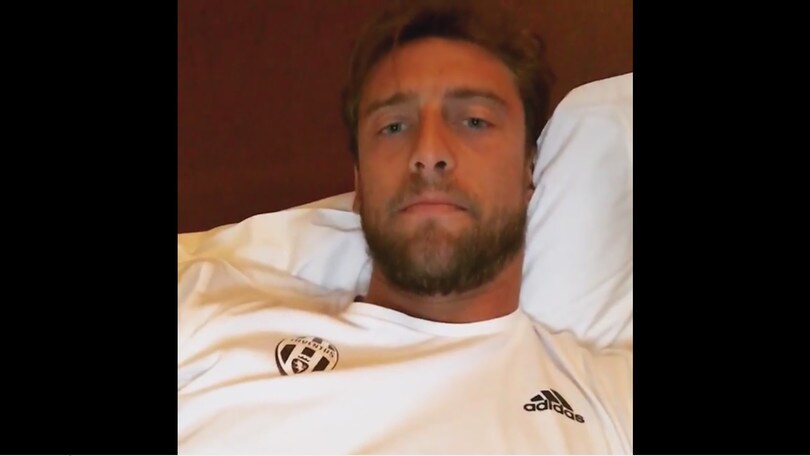 Juventus: Marchisio in riabilitazione guarda Crozza