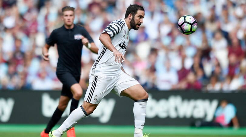 Higuain, esordio con la Juventus
