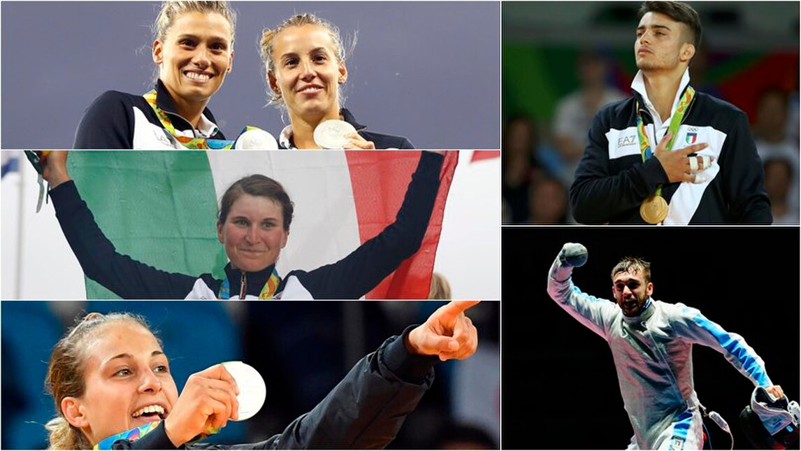 Rio 2016, pioggia di medaglie per l'Italia. Piemontesi protagonisti