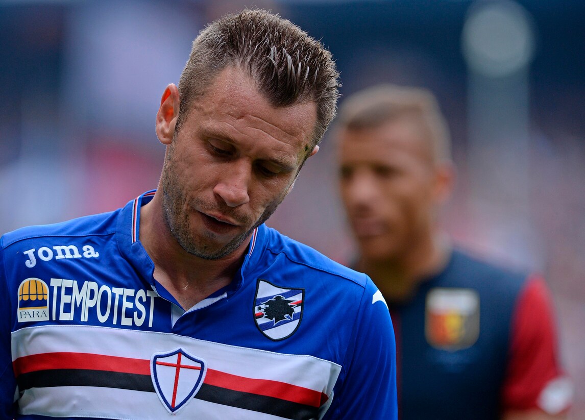 Calciomercato Sampdoria, Cassano verso il Sassuolo