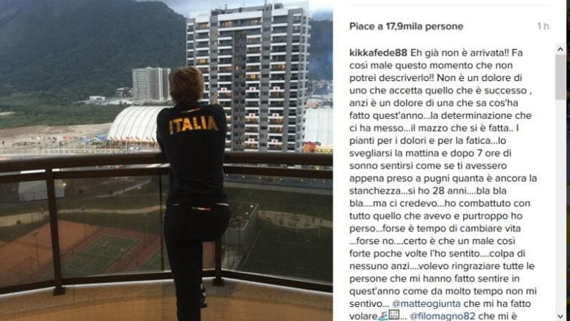 Rio2016: Nuoto. Pellegrini delusa "Forse e' il momento di cambiare vita"