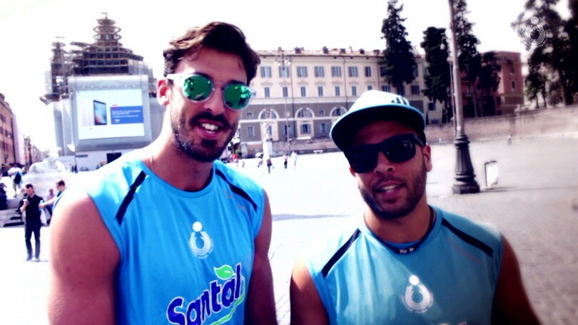 Beach Volley, la Sky Ball di Carambula nelle piazze di Roma