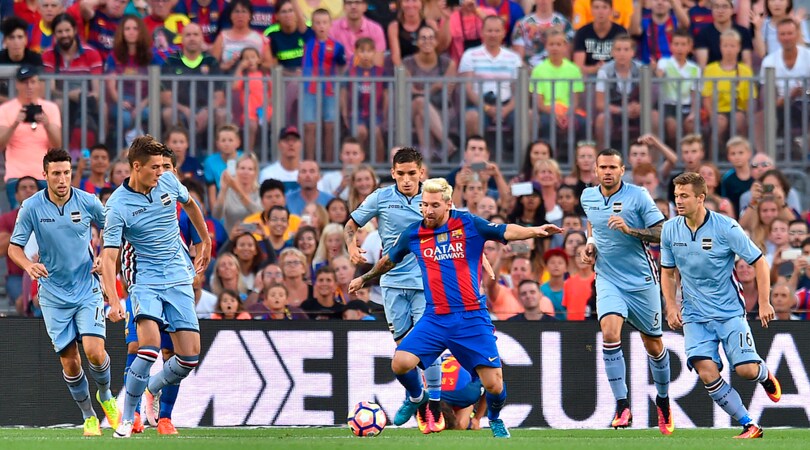Barcellona-Sampdoria 3-2, i blucerchiati escono dal Camp Nou a testa alta