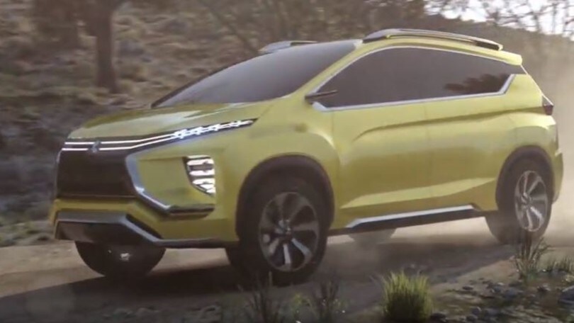 Mitsubishi XM Concept, di serie dal 2017: primo video