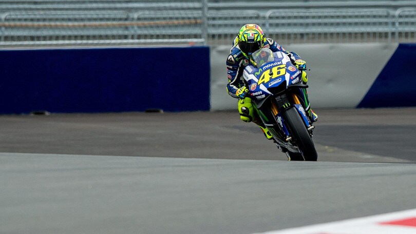MotoGp Austria, Rossi: «Giornata positiva»