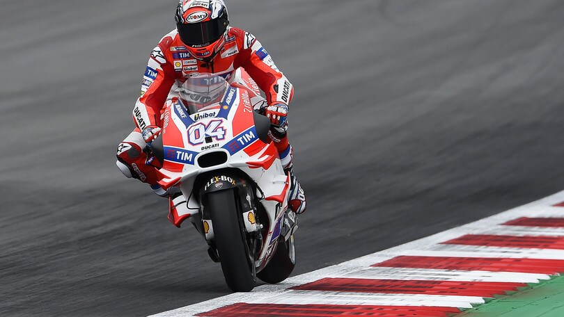 MotoGp Austria: Ducati più veloci, Rossi terzo