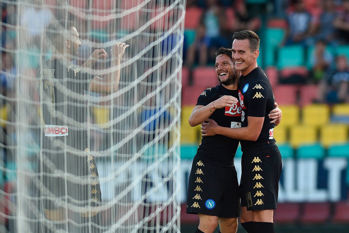 Il Napoli cala il poker anche all'Hertha