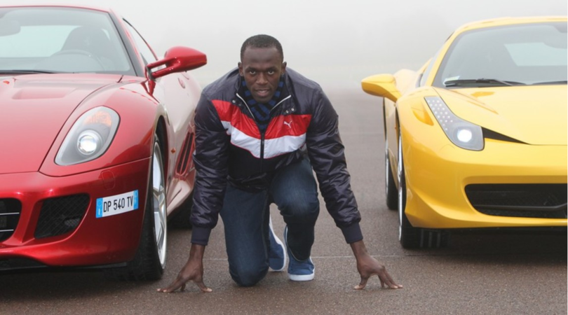 Usain Bolt, il fulmine d'Oro ama le supercar