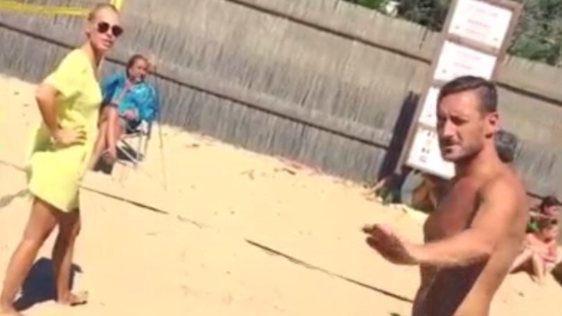 Totti-Blasi, coppia d'oro anche nel beach volley