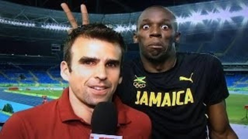 Rio 2016, Bolt scherza con il giornalista