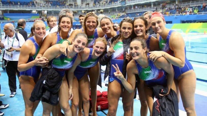 Rio2016: pallanuoto. Setterosa d'argento, sul podio col sorriso