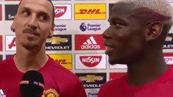 Ibrahimovic scherza con Pogba: «Devi passarmela!»