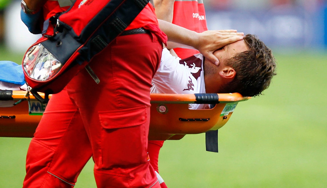 Torino, Ljajic si infortuna ed esce in barella