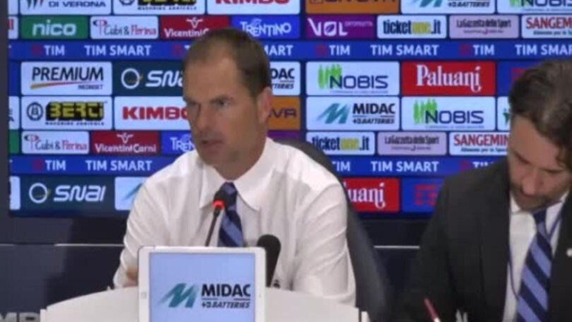 De Boer: "Perisic? Ho dovuto fare delle scelte"