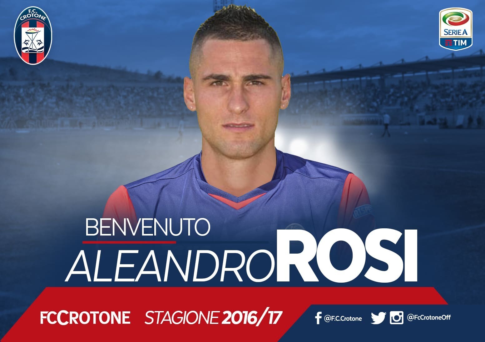 Calciomercato Crotone, dal Genoa arriva Rosi