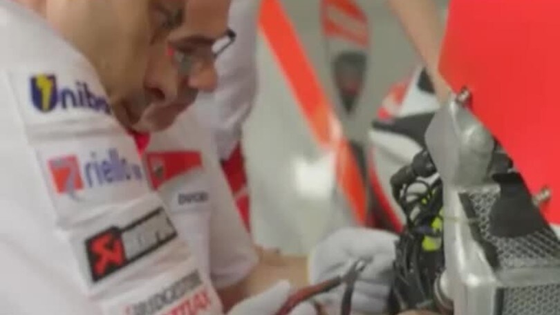 Ducati: test e distorsione per Dovizioso