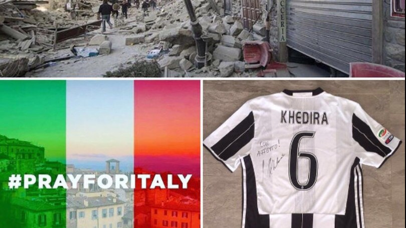 Juventus, grande Khedira: «Dono 20mila euro ai terremotati»