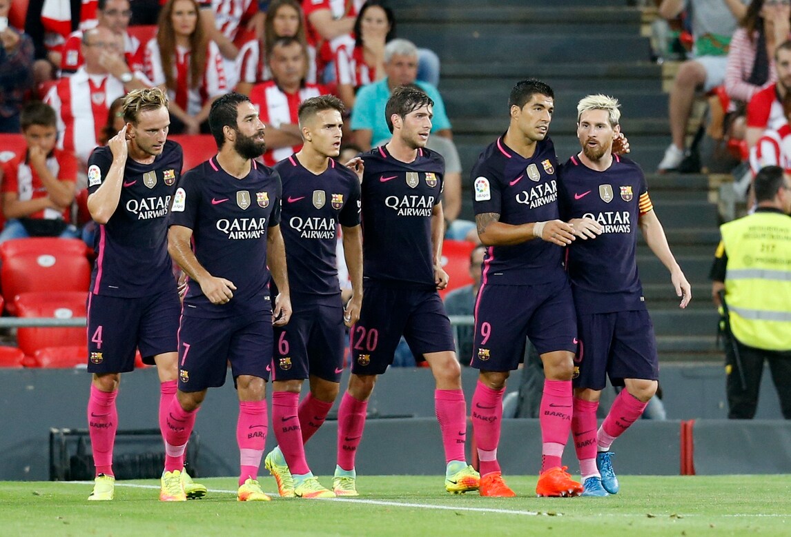 Barcellona, basta Rakitic con il Bilbao. I catalani agganciano il Real e il Las Palmas