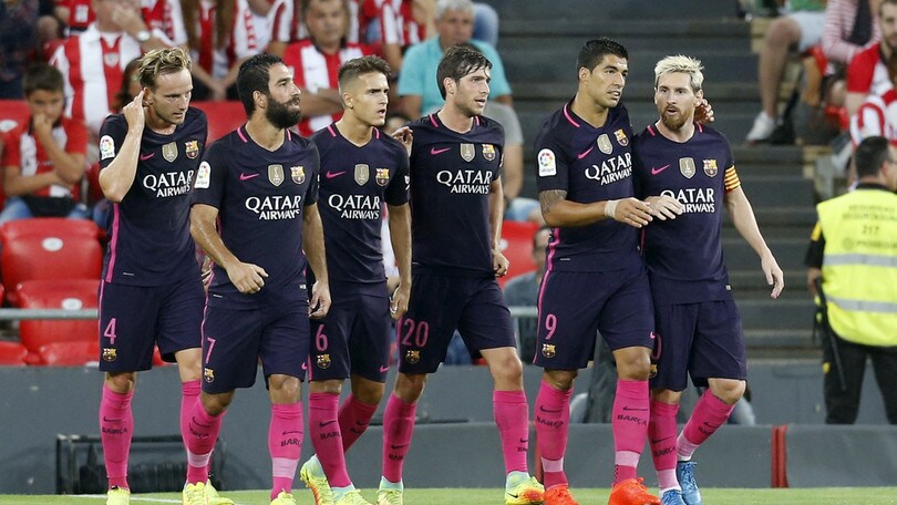 Barcellona, basta Rakitic con il Bilbao. I catalani agganciano il Real e il Las Palmas