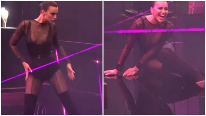 Irina Shayk, anche lo scivolone è sexy