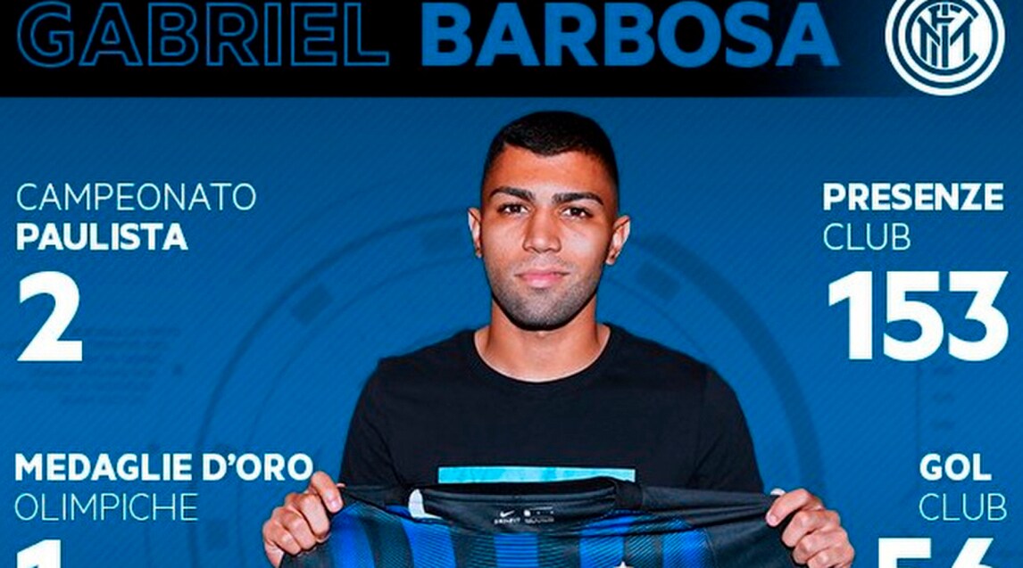 Calciomercato, ufficiale Gabigol all'Inter: contratto di 5 anni