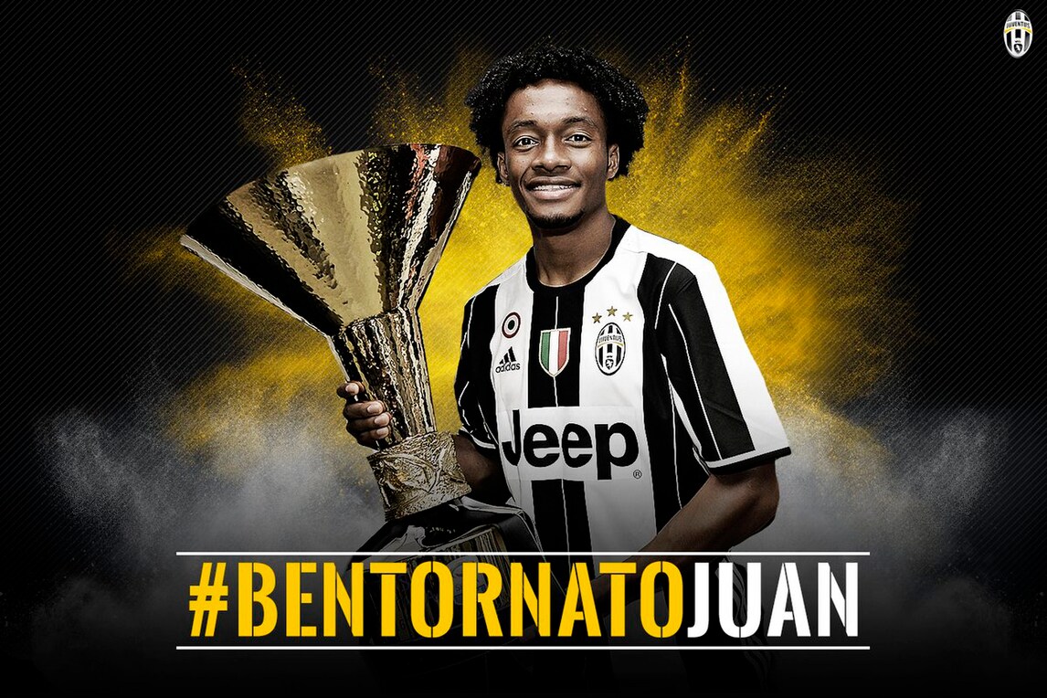 Juventus, Cuadrado torna in prestito oneroso. Witsel non arriva