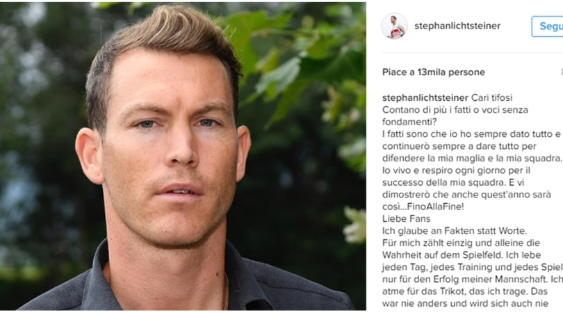 Juventus, Lichtsteiner ai tifosi: «Contano più i fatti o le voci?»