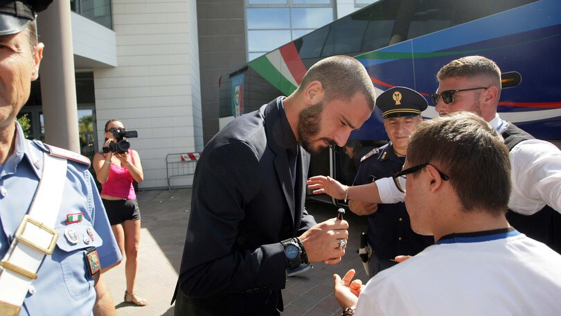 Italia, gli azzurri volano in Israele: ecco Bonucci!