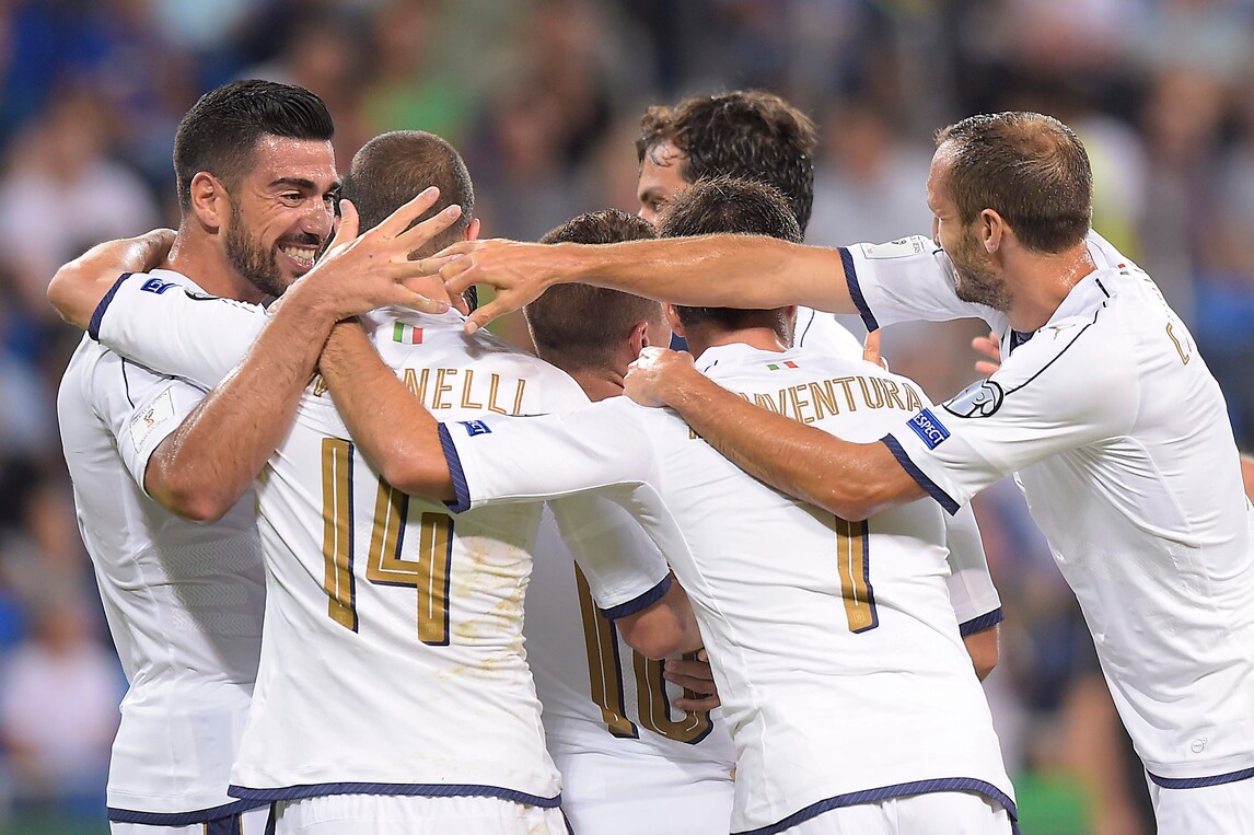 Qualificazioni Russia 2018, Israele-Italia 1-3: rosso a Chiellini, la risolve Immobile