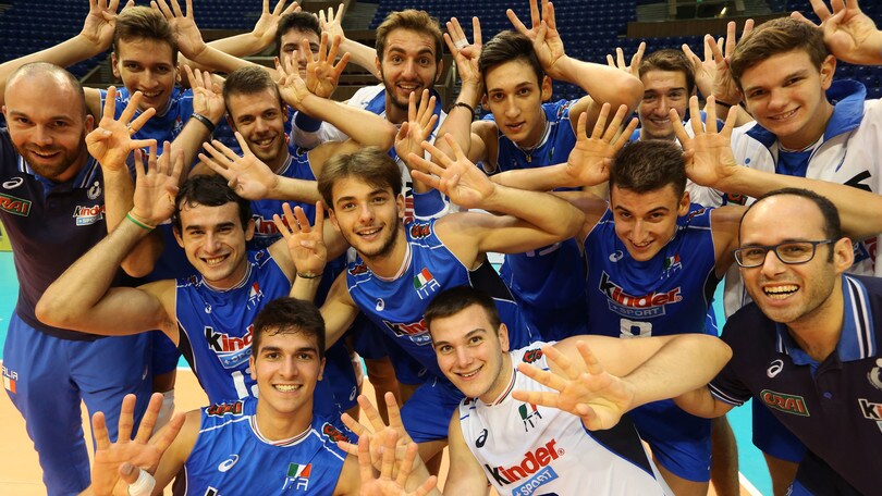Poker di vittorie azzurro. Under20 in semifinale