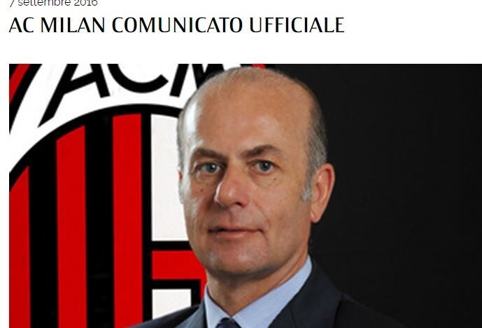 Serie A Milan, Gandini lascia dopo 23 anni