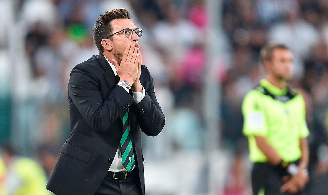 Serie A Sassuolo, Di Francesco: «La Juventus ha meritato di vincere»