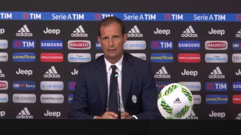 Allegri: "Faccio i complimenti ai ragazzi"