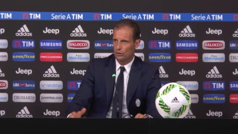 Allegri: "A centrocampo dobbiamo dare meno punti di riferimento"