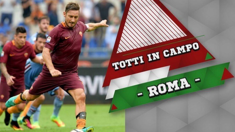 Roma, Totti in campo in Europa League