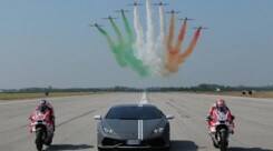 Lamborghini, Ducati e Frecce, il Tricolore della velocità