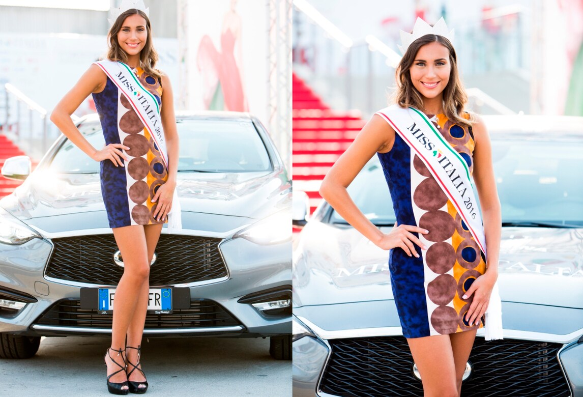 Miss Italia e la Infiniti Q30: foto