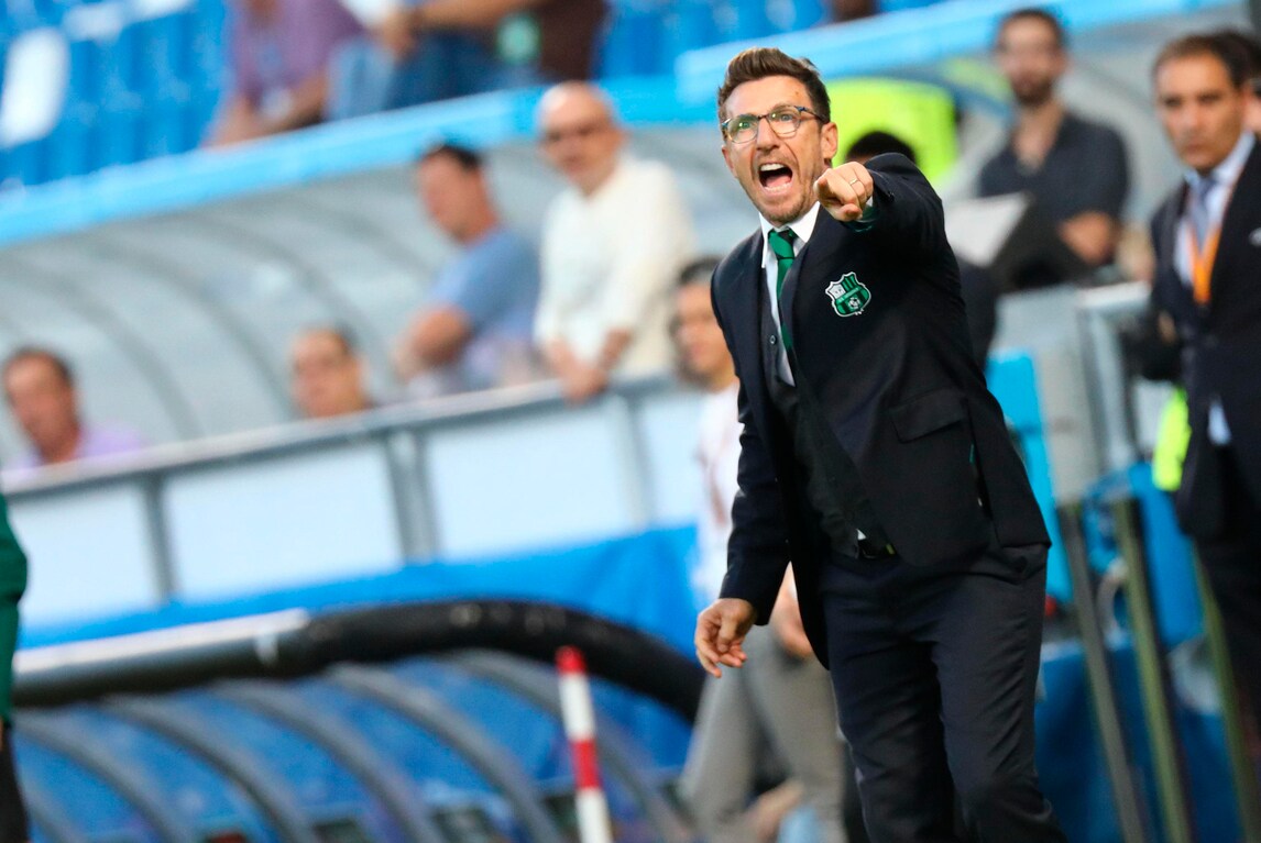 Europa League, Di Francesco: «Grande Sassuolo: che tenacia»