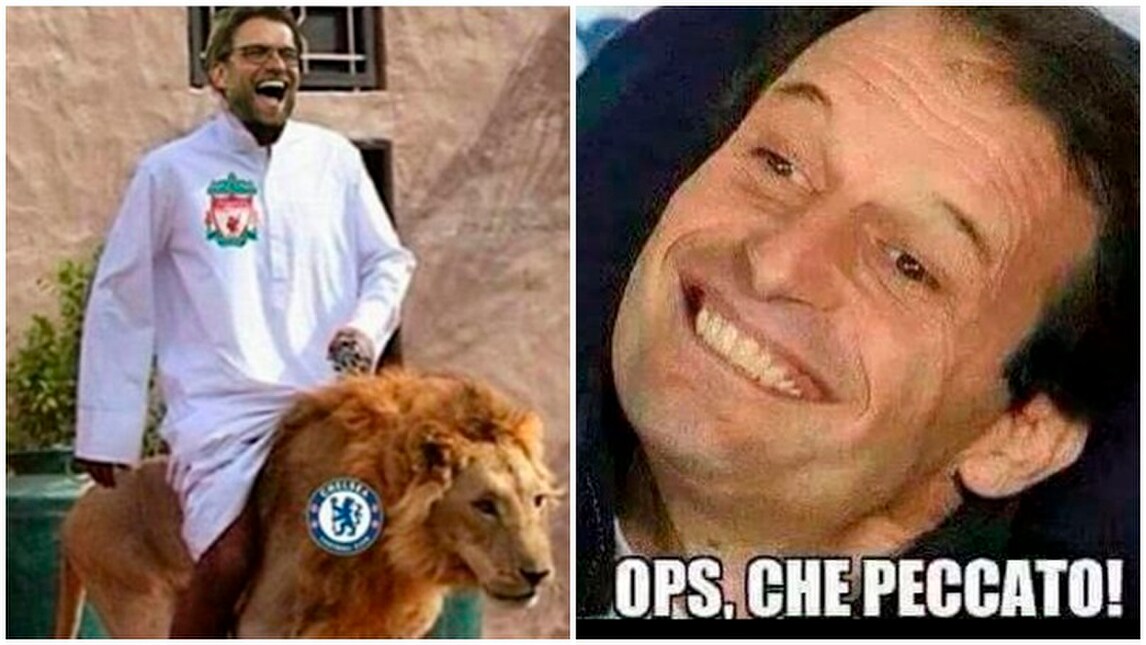 Conte, primo ko con il Chelsea. E il web già si scatena