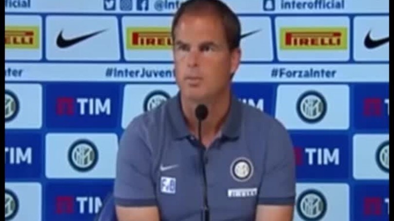 De Boer: "All'Inter è normale la pressione"