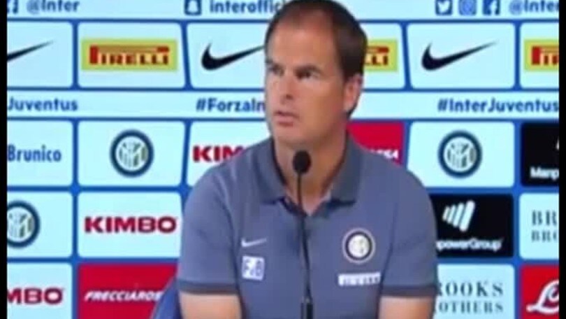 De Boer: "Con la Juve possiamo fare un buon risultato"