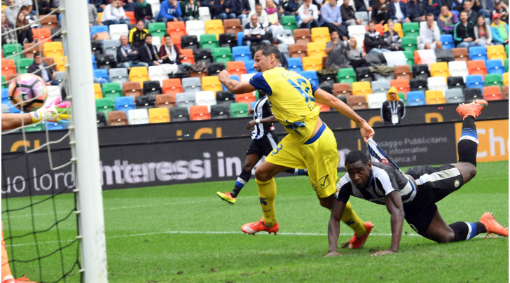 Serie A: Udinese-Chievo 1-2, vittoria all'ultimo respiro