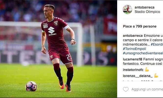 Barreca: «Esordio, emozione unica». Con Molinaro ko, il Torino è suo